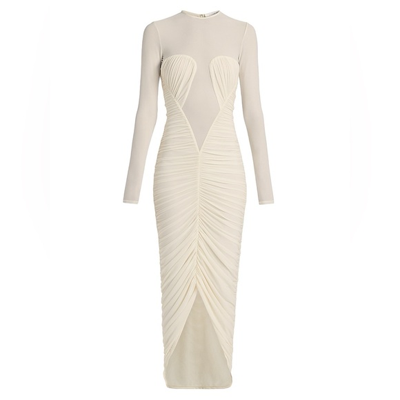 Ronny Kobo Collection Dresses & Skirts - Ronny Kobo Collection Cream Long Sleeve Dress